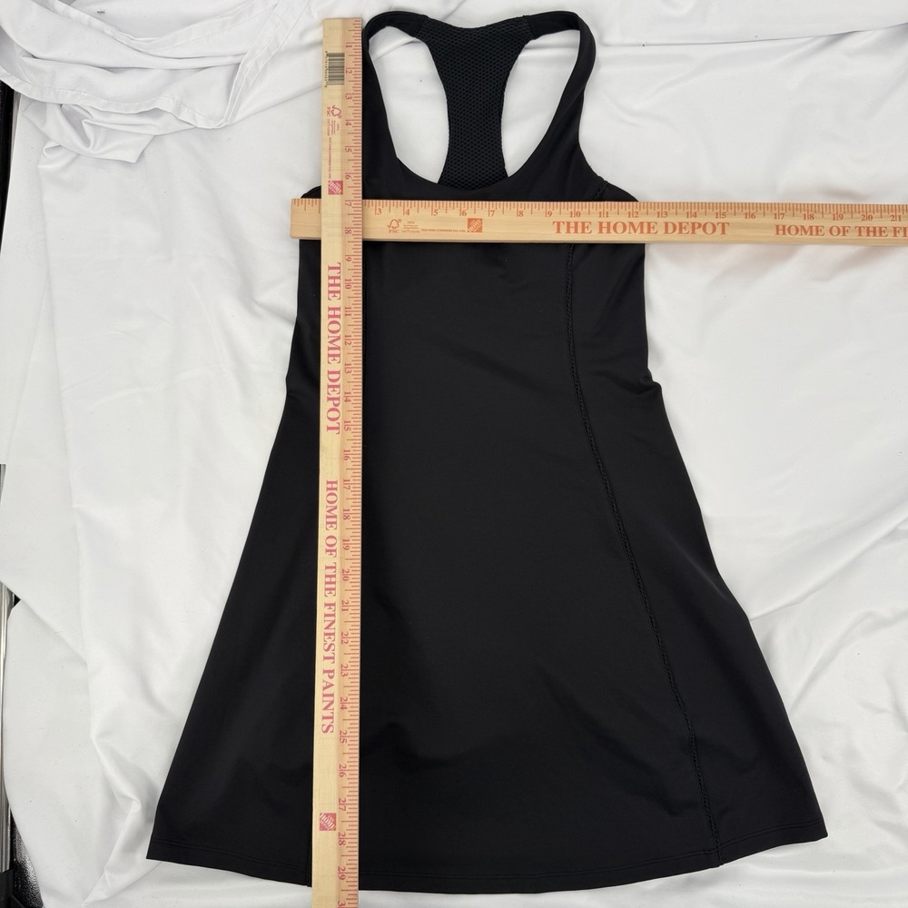 Outdoor Voices Sz XS Black Athleisure Dress Built-In Bra & Shorts Liner Stretchy - Picture 8 of 8